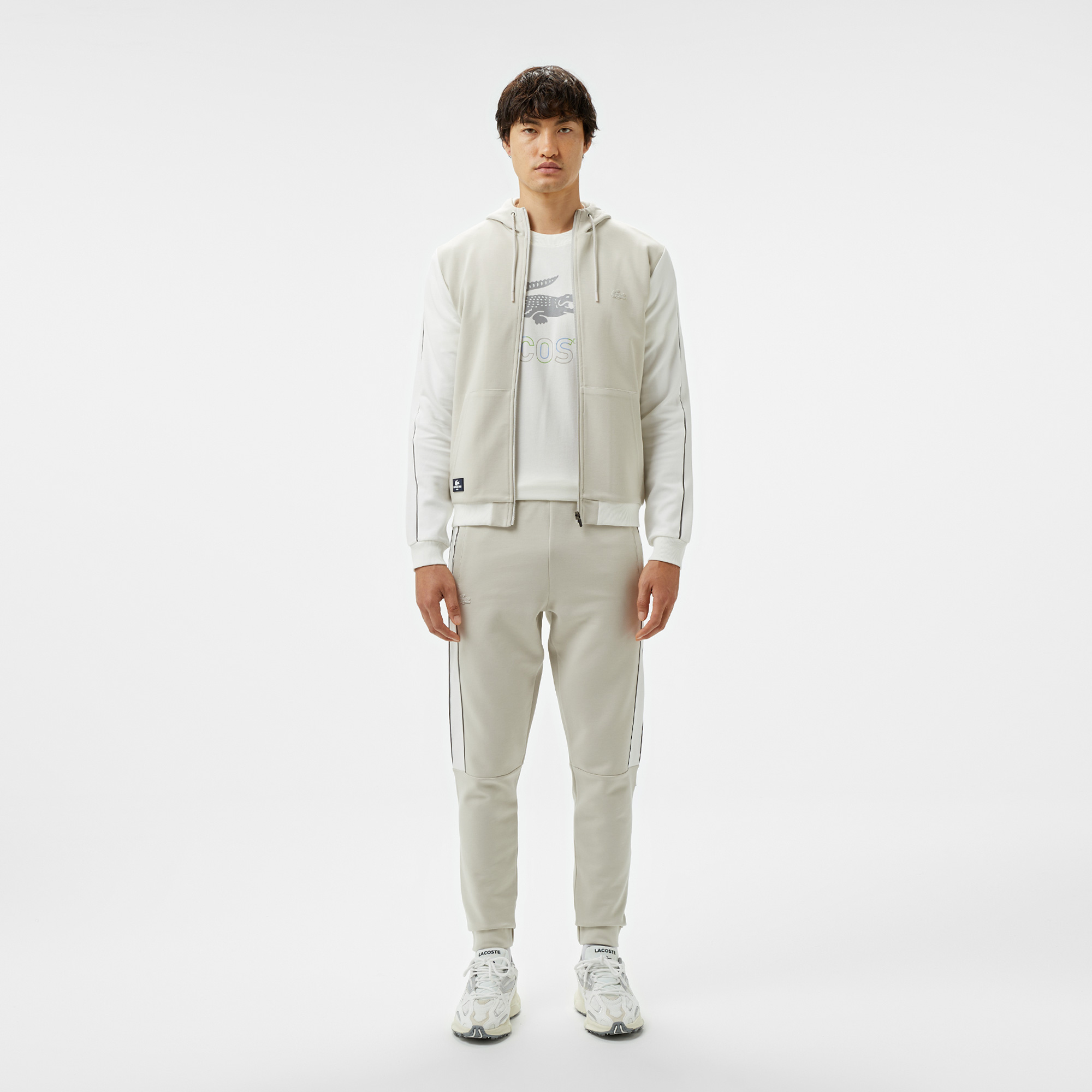  Lacoste Erkek Slim Fit Gri Eşofman Altı