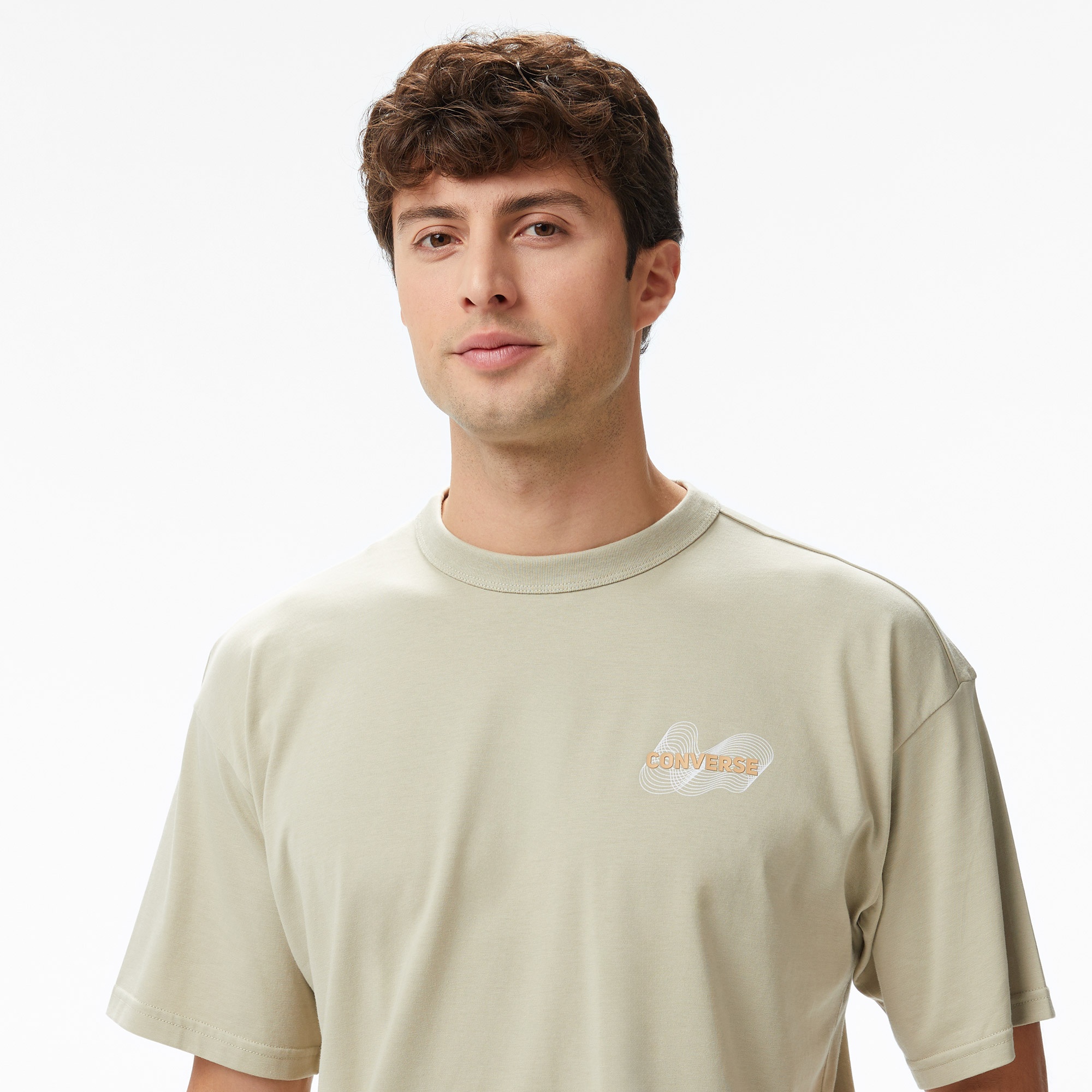 Converse Erkek Haki T-Shirt