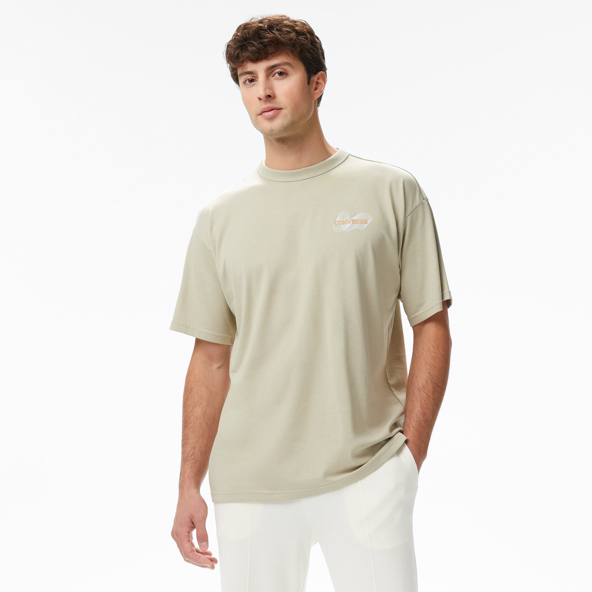 Converse Erkek Haki T-Shirt