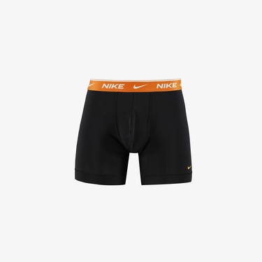  Nike Brief 3' lü Erkek Siyah Boxer