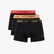 Nike E-Day Cotton Stretch 3'lü Erkek Siyah Boxer