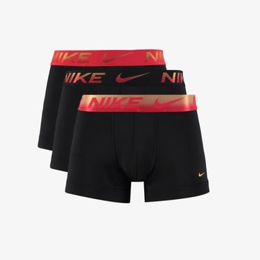  Nike 3' lü Erkek Siyah Boxer