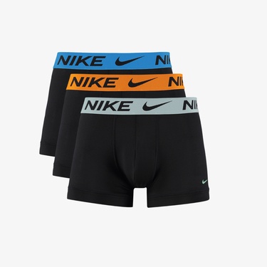  Nike 3' lü Erkek Siyah Boxer