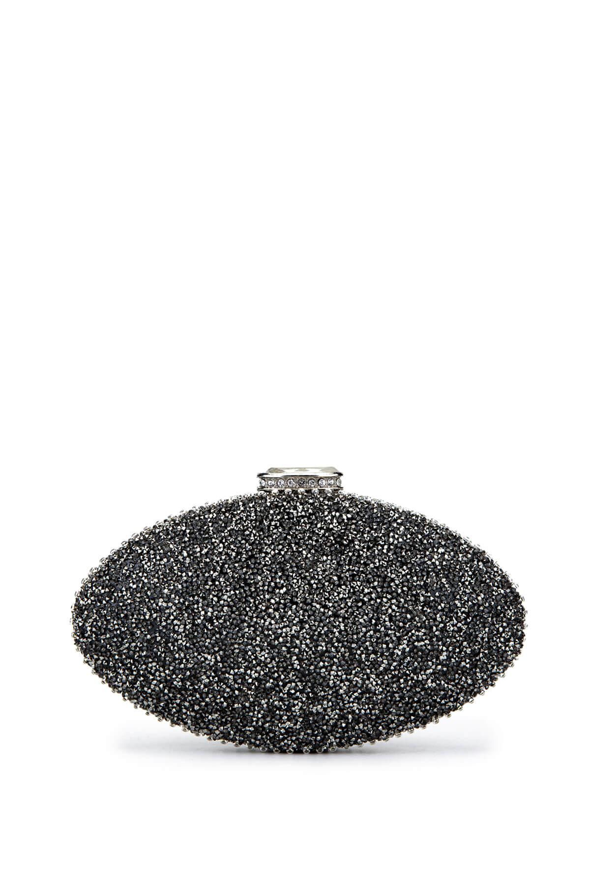  Tamer Tanca Kadın Vegan Antrasit Abiye Çanta