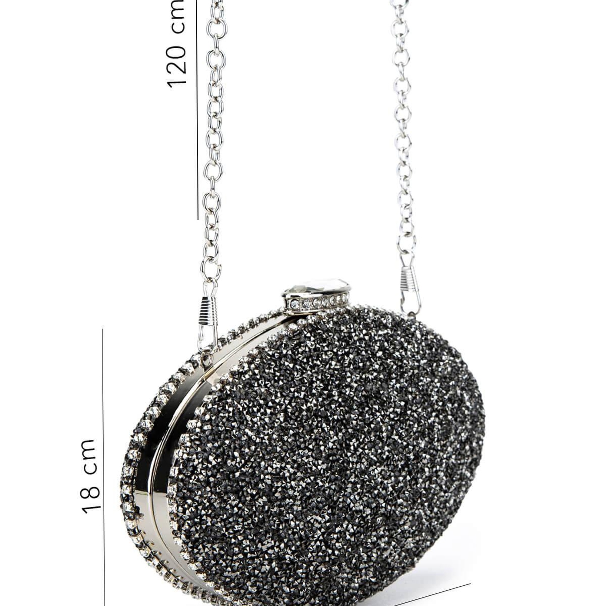 Tamer Tanca Kadın Vegan Antrasit Abiye Çanta