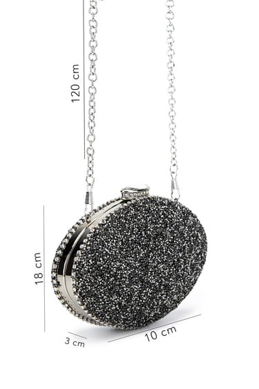  Tamer Tanca Kadın Vegan Antrasit Abiye Çanta