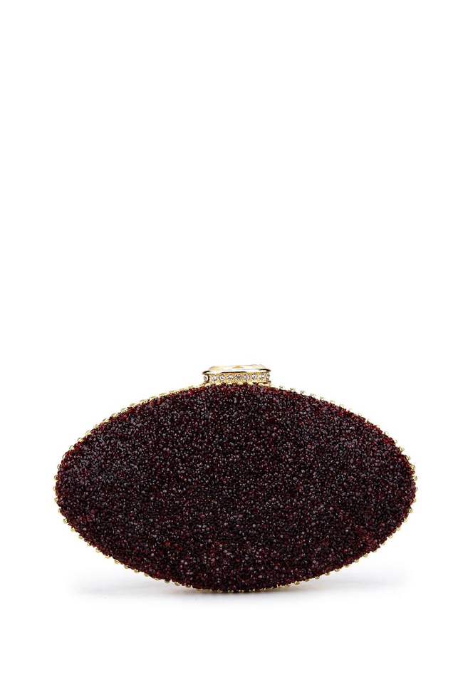  Tamer Tanca Kadın Vegan Bordo Abiye Çanta