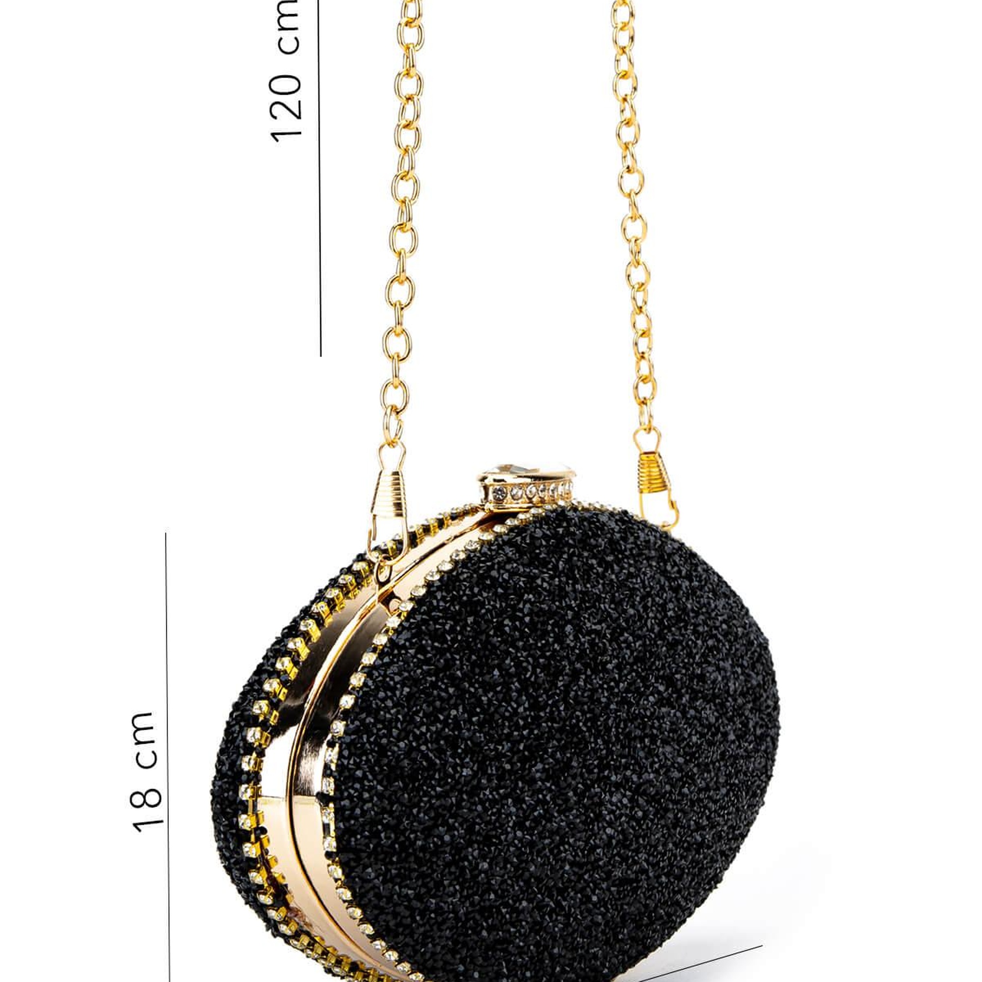 Tamer Tanca Kadın Vegan Siyah Abiye Çanta