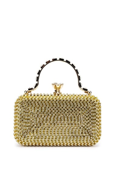  Tamer Tanca Kadın Vegan Sarı Abiye Çanta