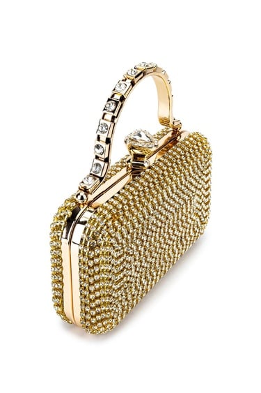  Tamer Tanca Kadın Vegan Sarı Abiye Çanta