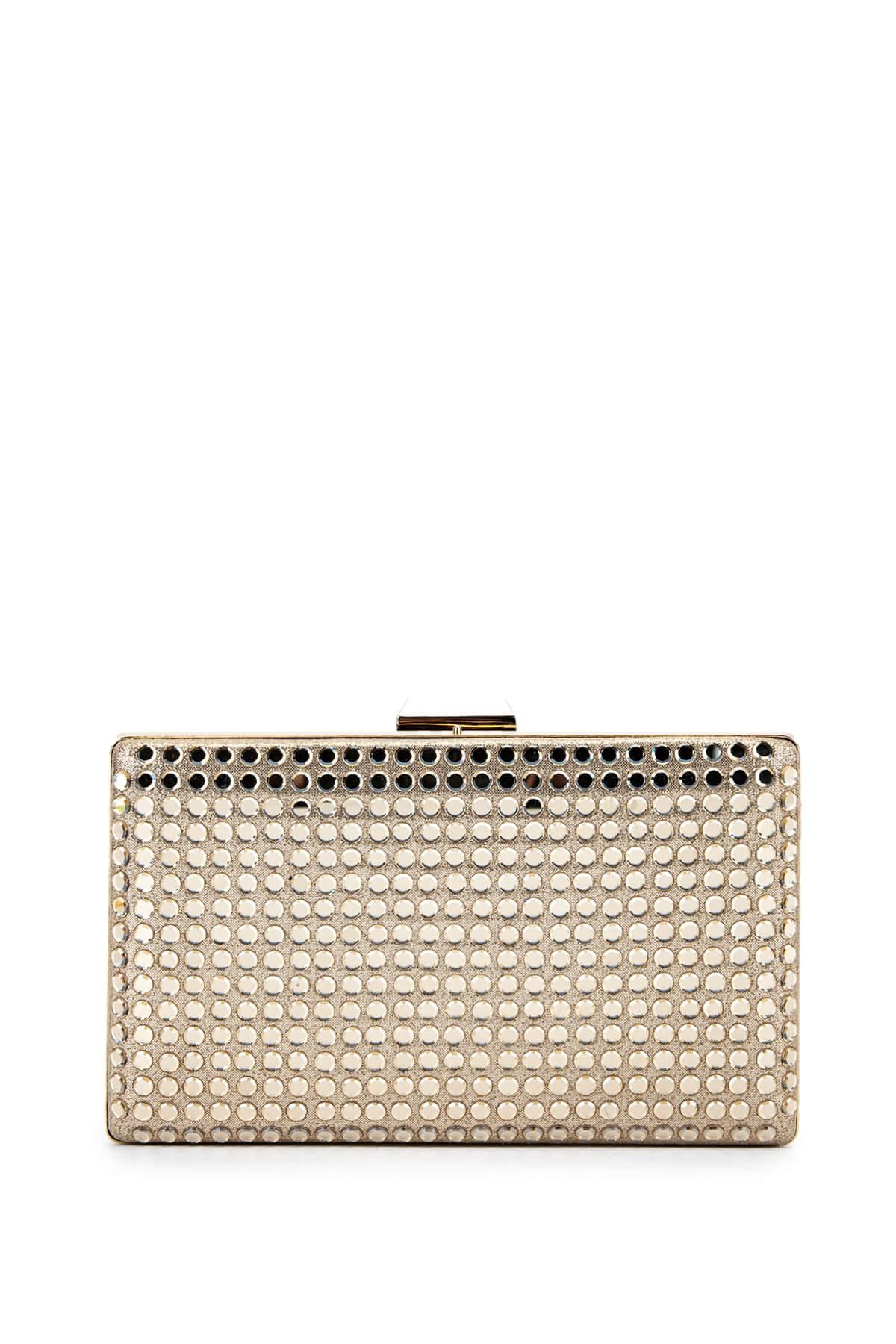  Tamer Tanca Kadın Vegan Sarı Abiye Çanta