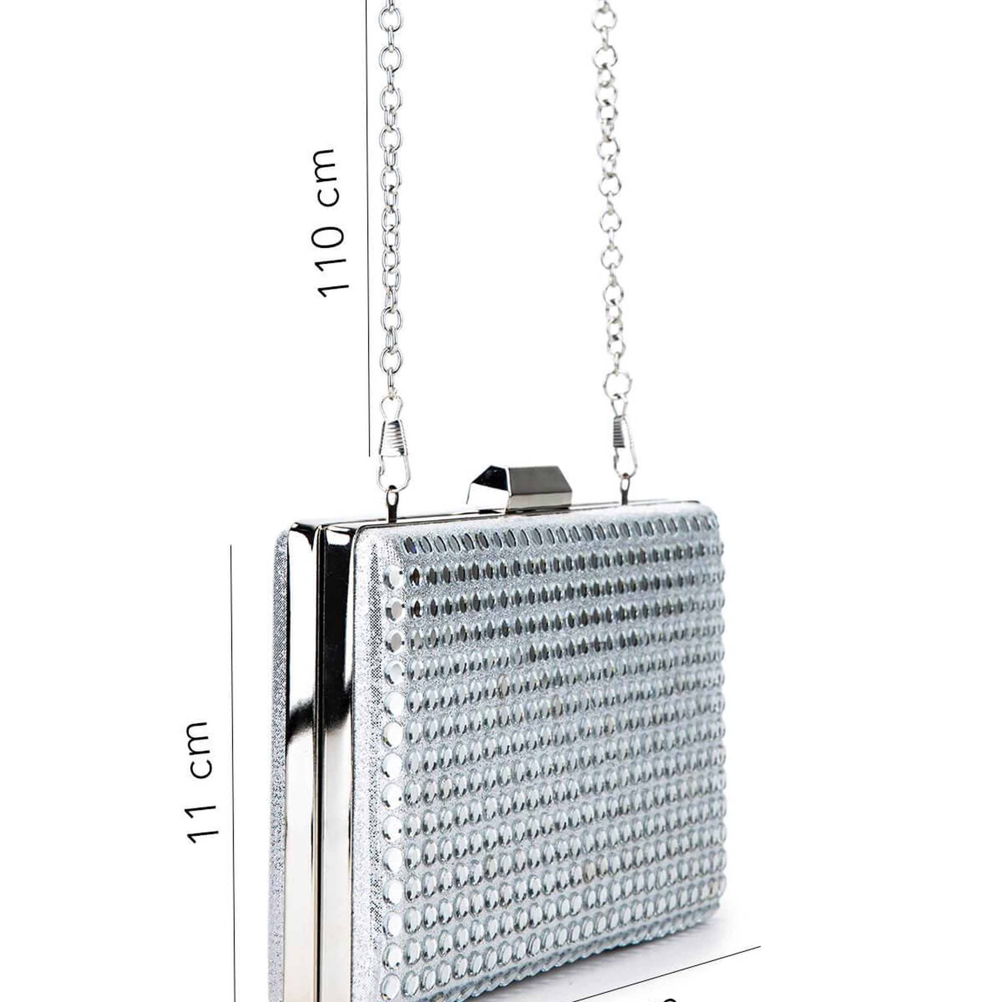 Tamer Tanca Kadın Vegan Gri Abiye Çanta