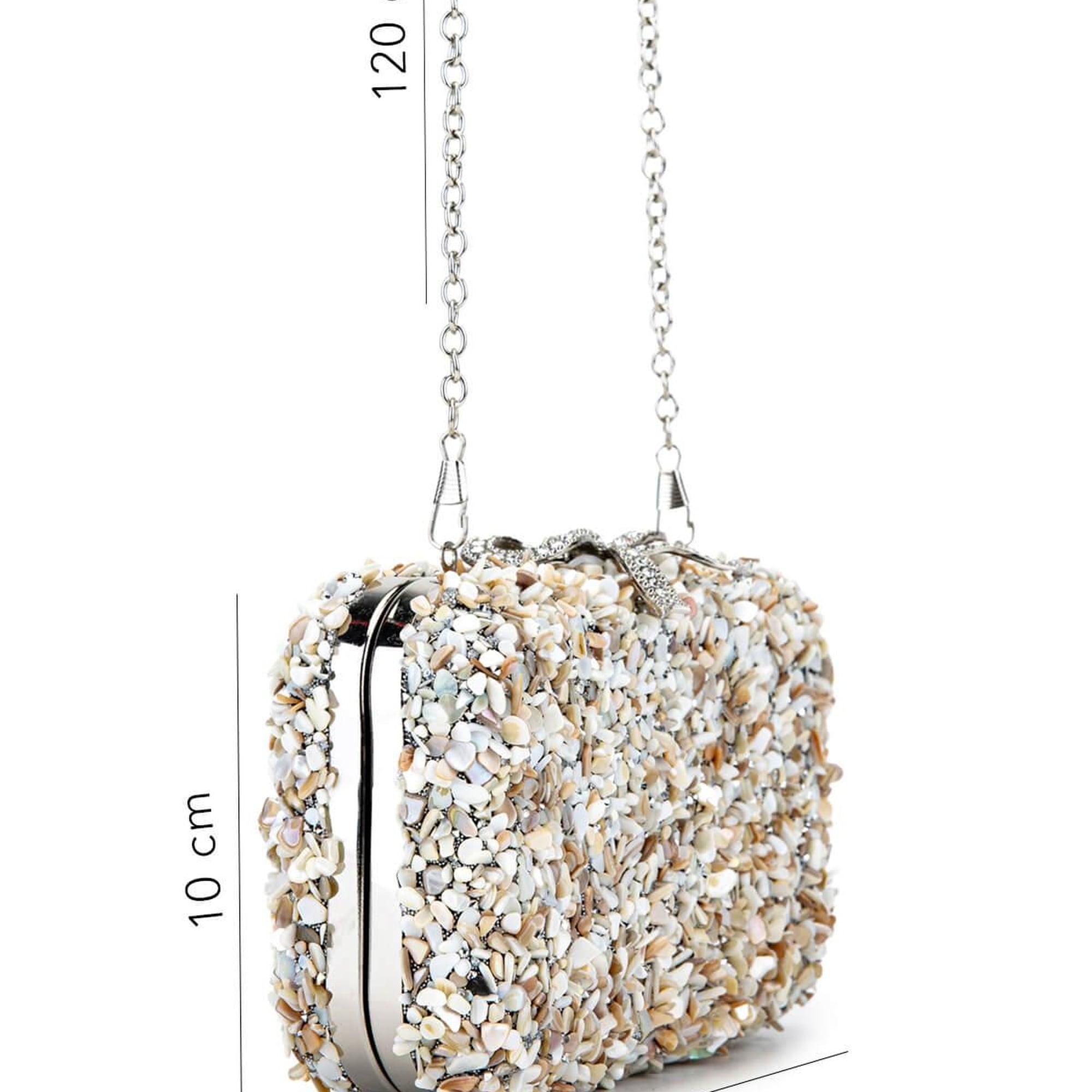 Tamer Tanca Kadın Vegan Bej Abiye Çanta