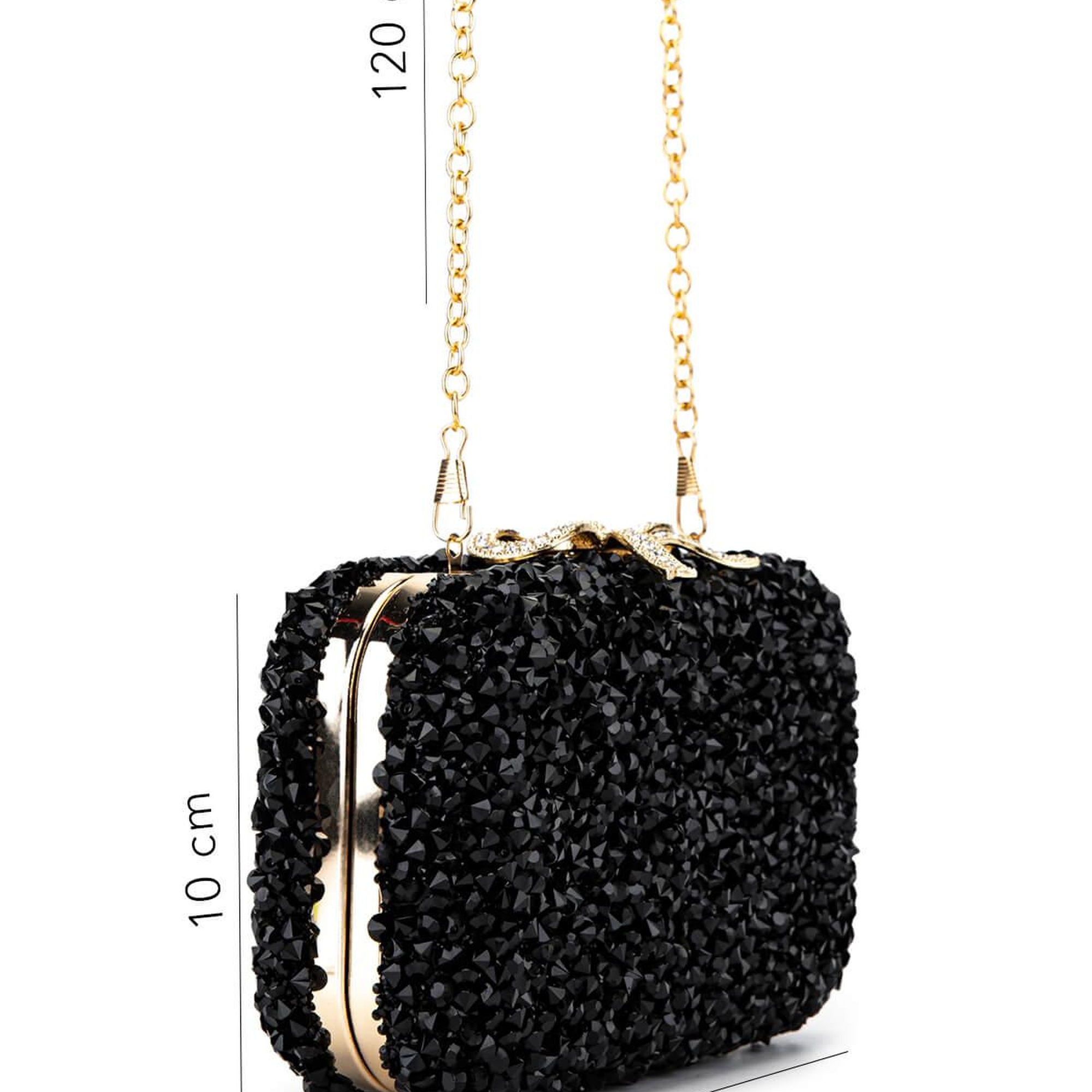 Tamer Tanca Kadın Vegan Siyah Abiye Çanta