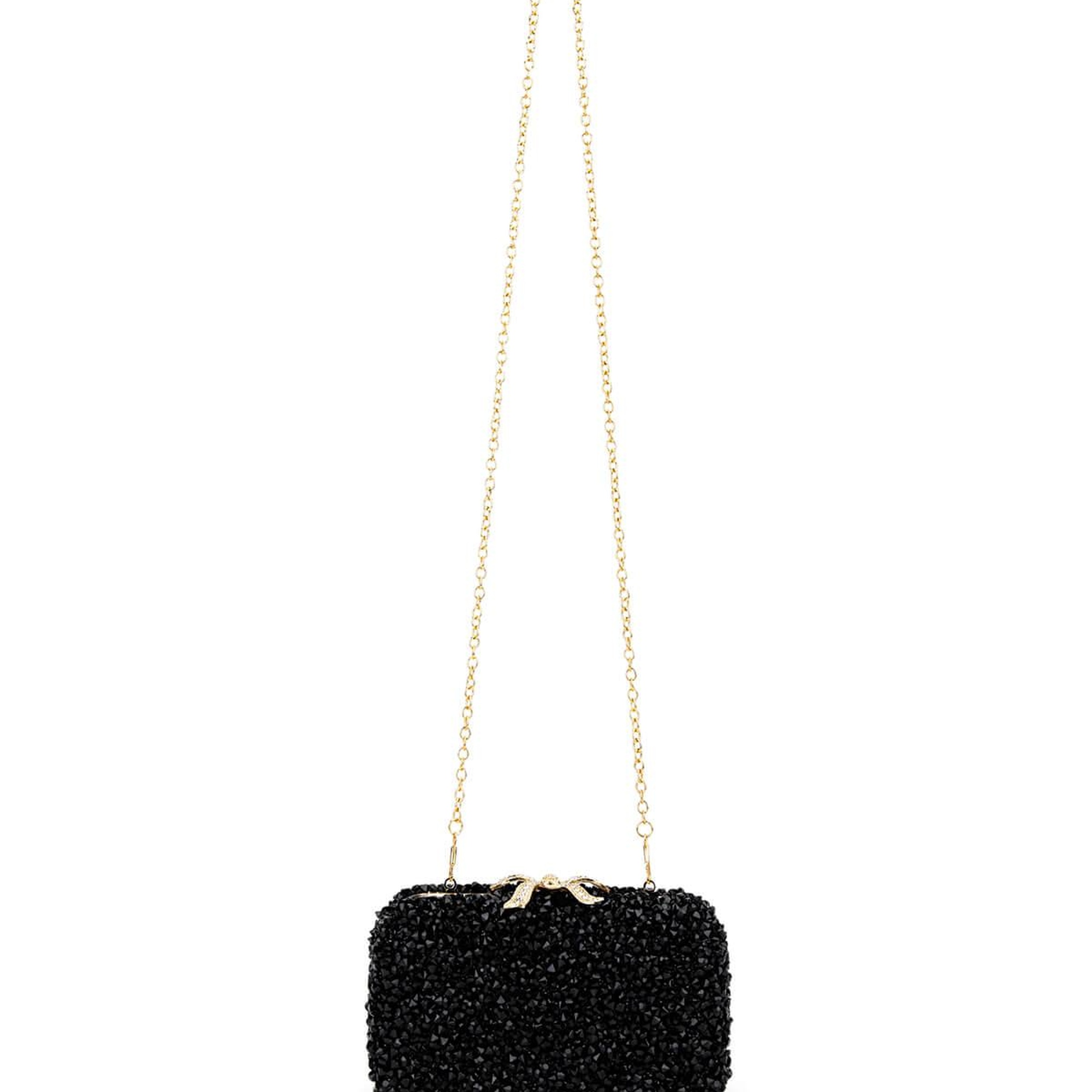 Tamer Tanca Kadın Vegan Siyah Abiye Çanta