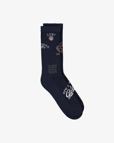  GANT Unisex Lacivert Standart Fit Çorap