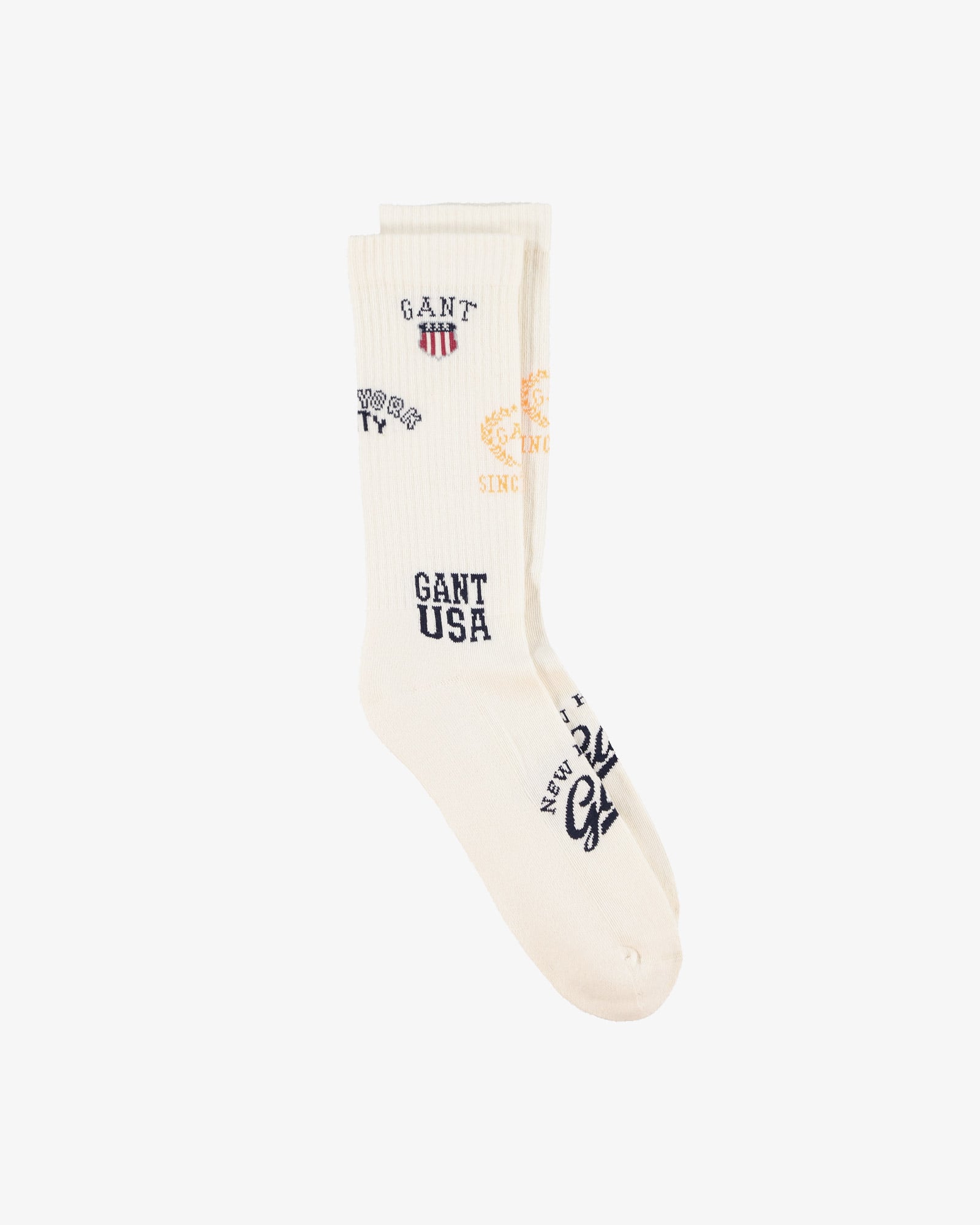  GANT Unisex Krem Standart Fit  Çorap