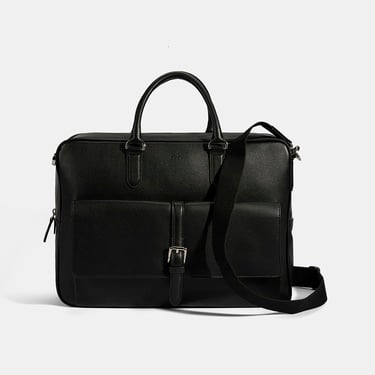  Erkek Siyah Deri Evrak Çantası