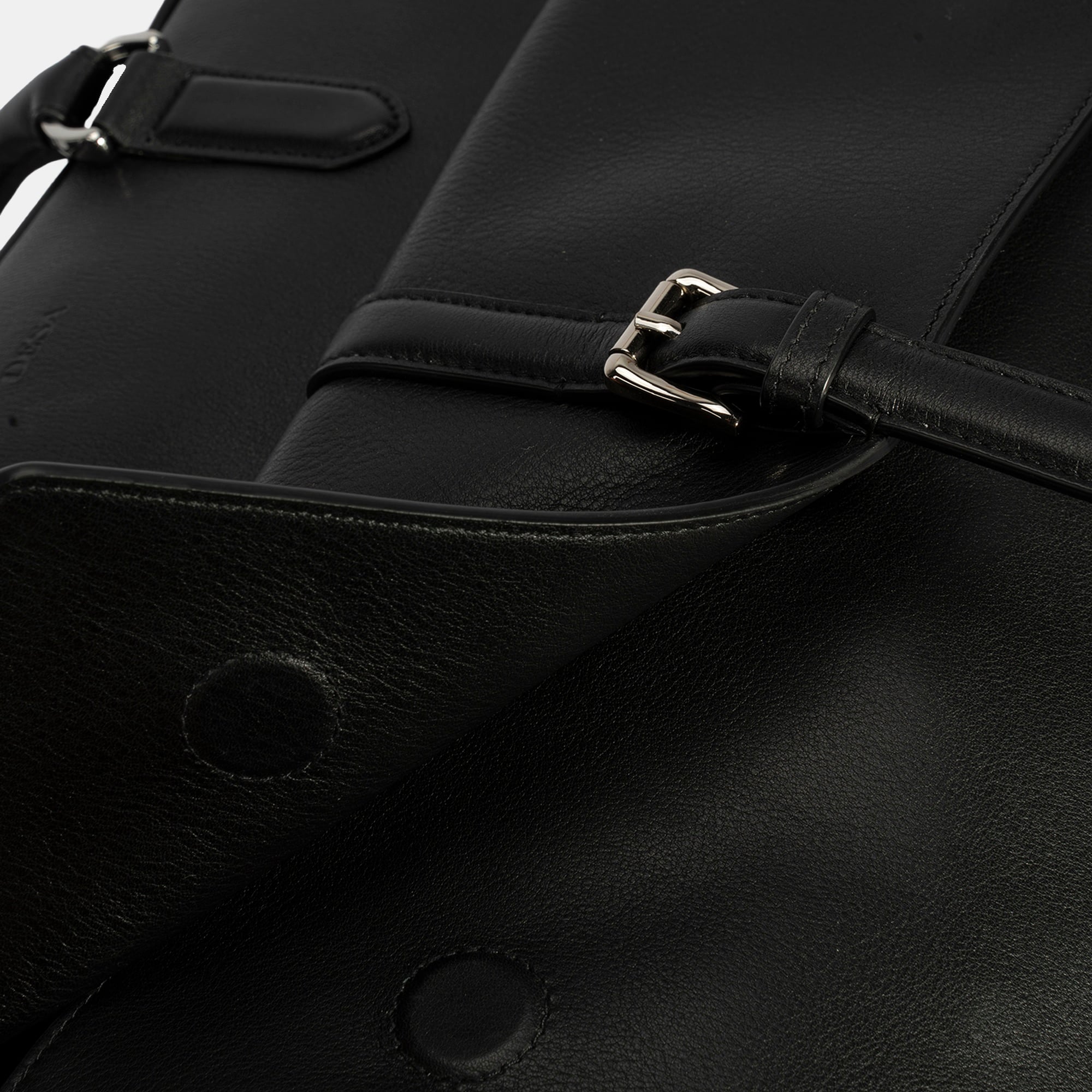 Erkek Siyah Deri Evrak Çantası