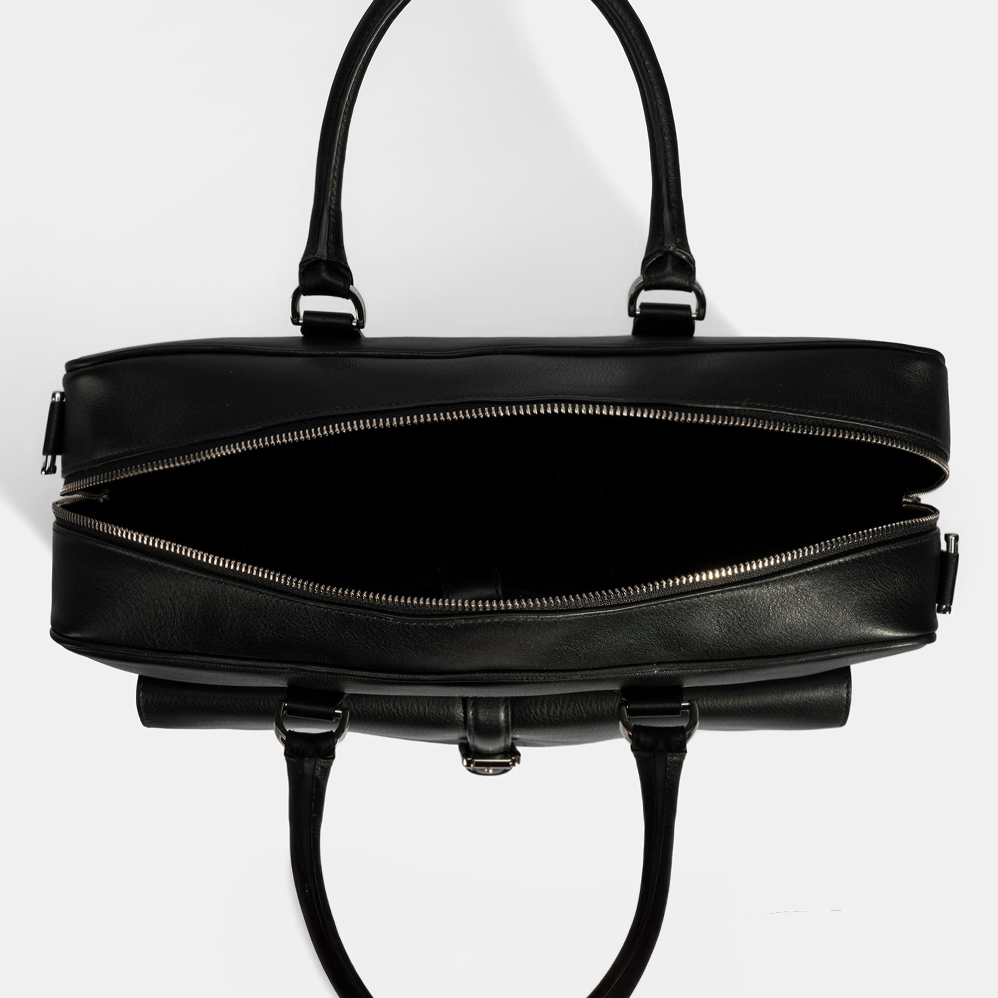 Erkek Siyah Deri Evrak Çantası