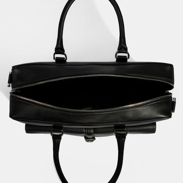  Erkek Siyah Deri Evrak Çantası