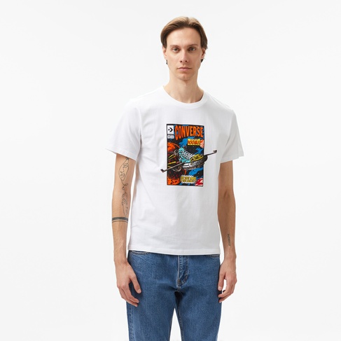  Converse Comic Cover Erkek Beyaz T-Shirt