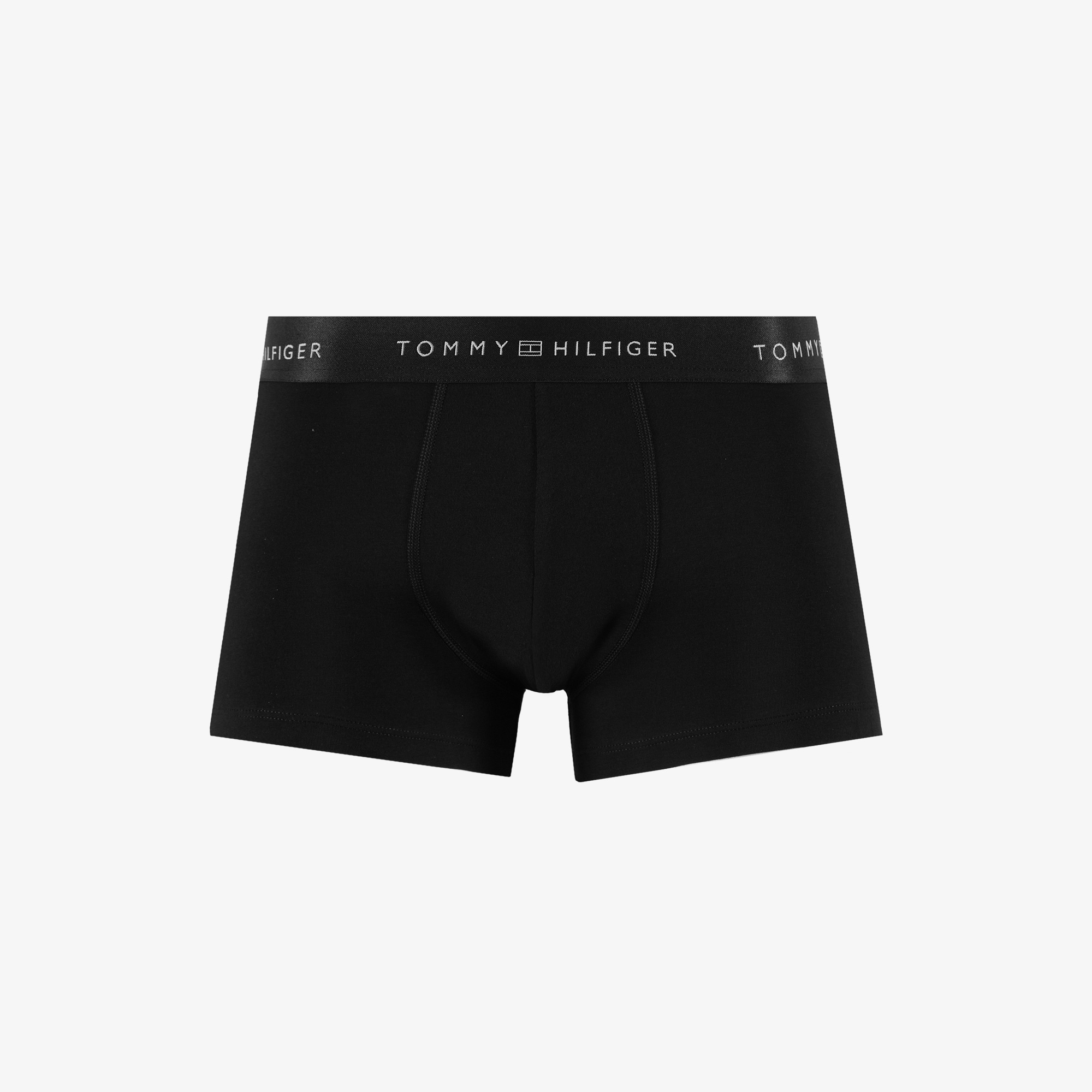 Tommy Hilfiger Trunk Metallic Erkek 3'lü Siyah Boxer