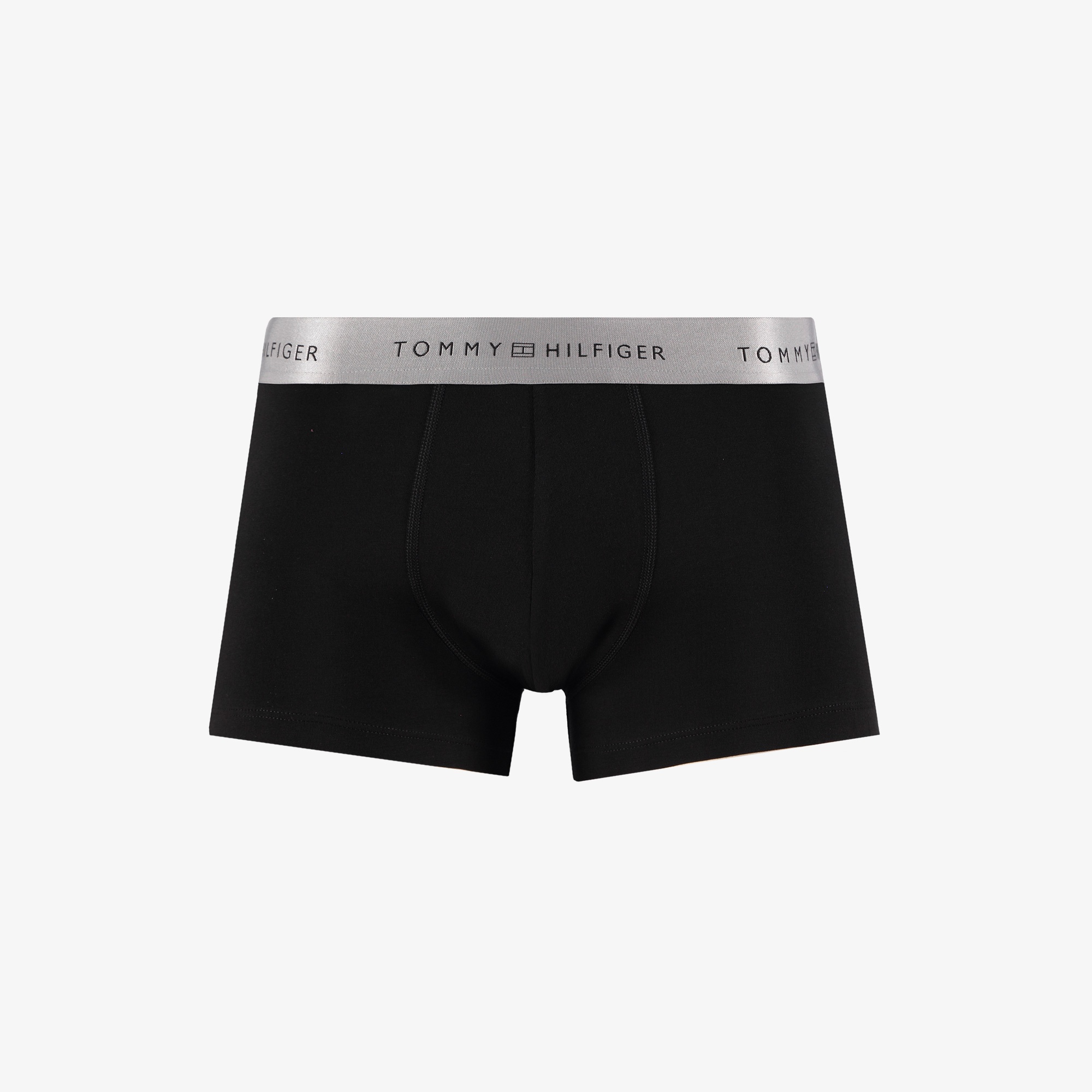 Tommy Hilfiger Trunk Metallic Erkek 3'lü Siyah Boxer