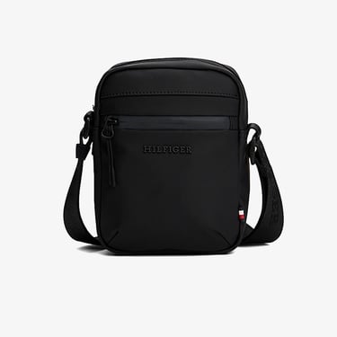  Tommy Hilfiger Tpu Mini Reportaer Erkek Siyah Çapraz Çanta