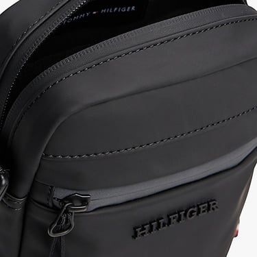  Tommy Hilfiger Tpu Mini Reportaer Erkek Siyah Çapraz Çanta