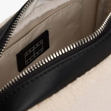  Tommy Hilfiger Cool Sherpa Kadın Krem El Çantası