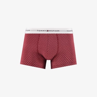 Tommy Hilfiger Signature 3'Lü Trunk Print Erkek Renkli Boxer