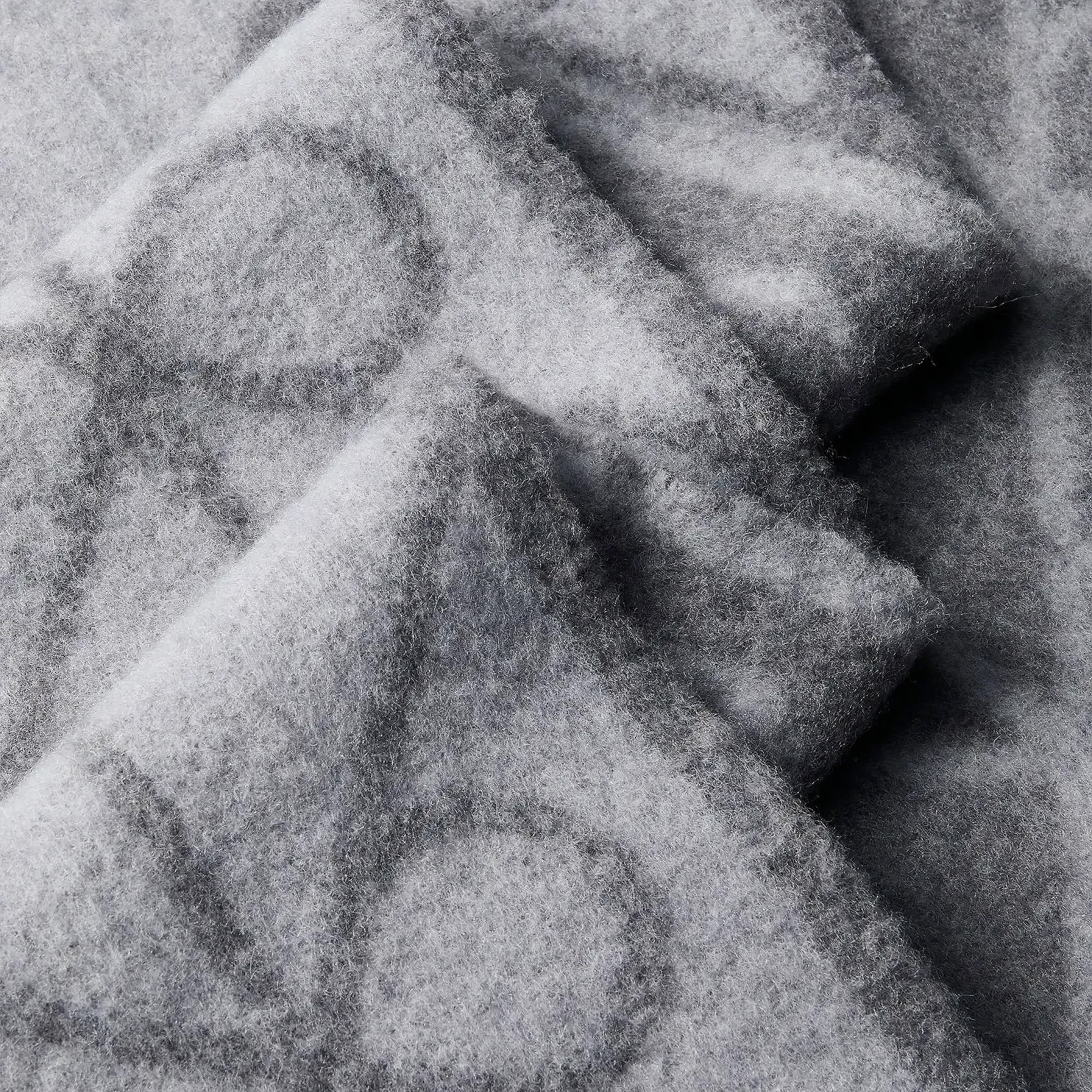 Calvin Klein Emblem Brushed Erkek Gri Şal