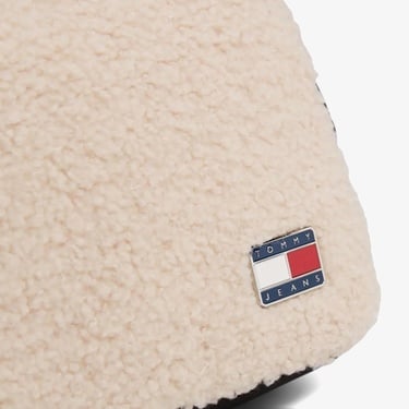  Tommy Hilfiger Cool Sherpa Kadın Krem El Çantası
