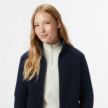 Nautica Kadın Lacivert Oversize Sweatshirt