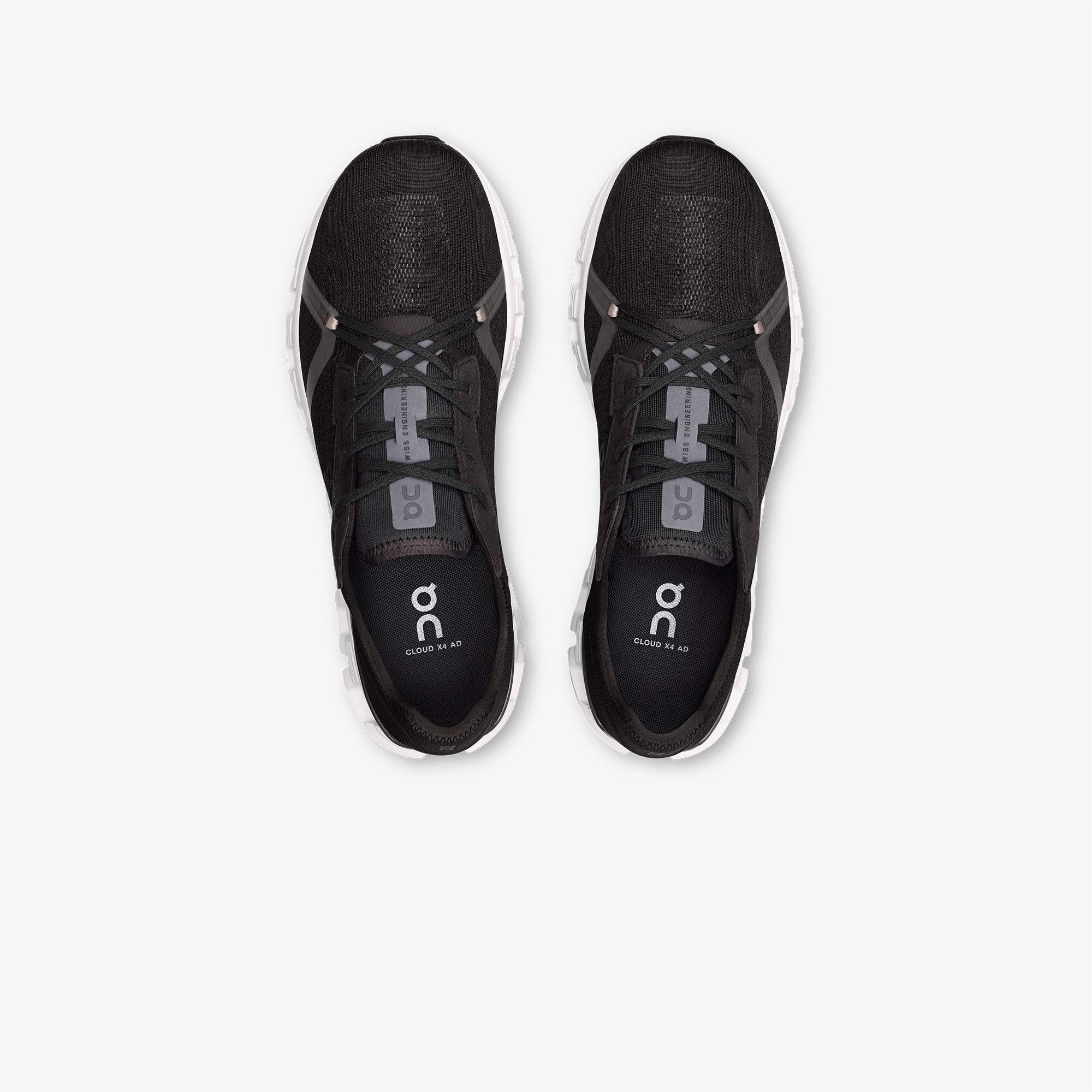 On Cloud X 4 AD Erkek Siyah Spor Ayakkabı