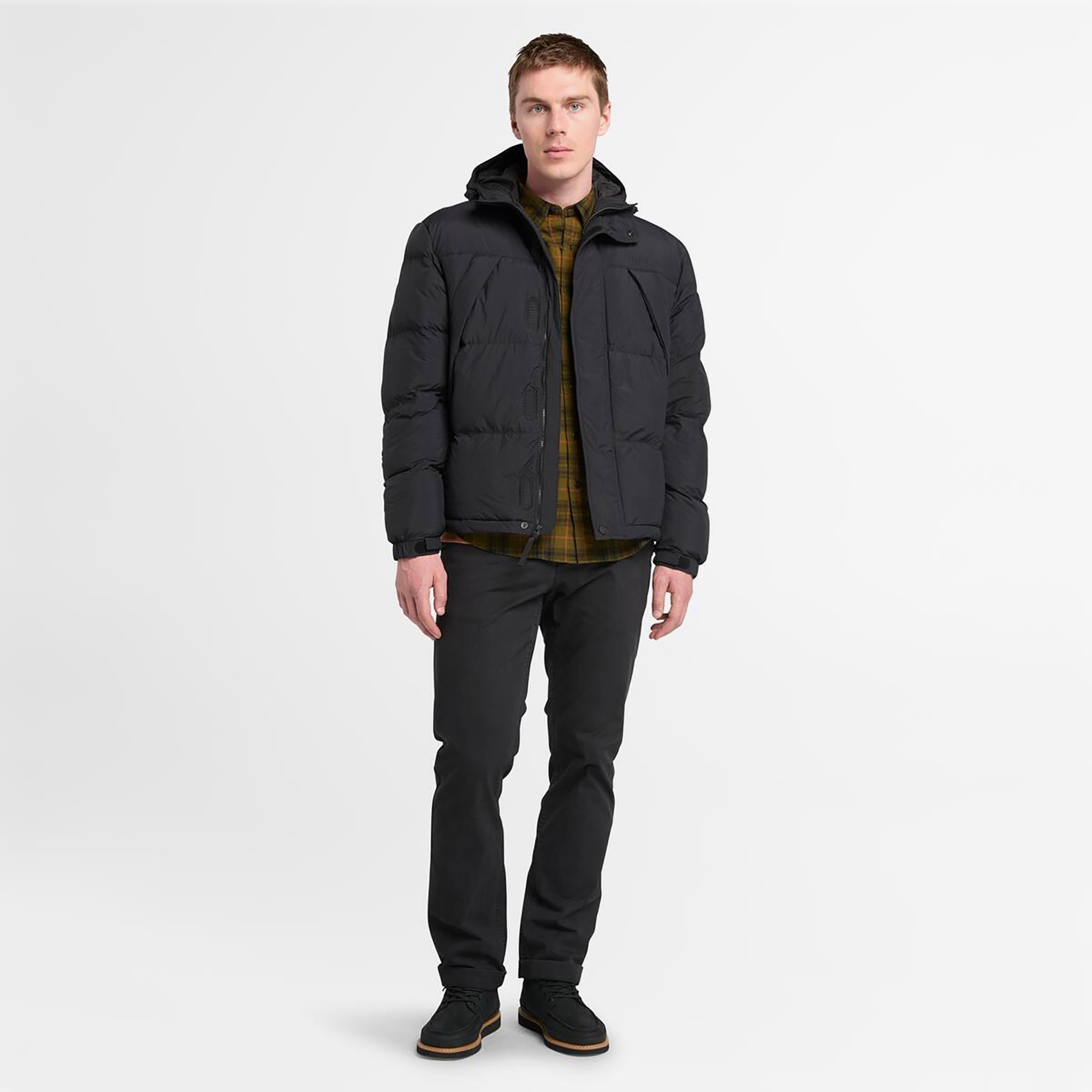 Timberland Durable Water Repellent Puffer Erkek Siyah Ceket