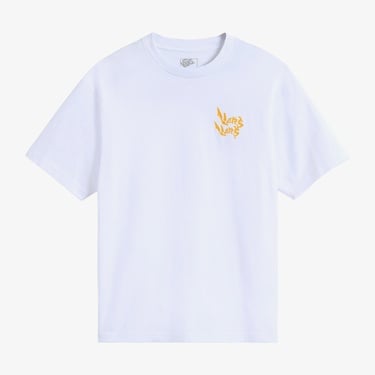  Vans Heavy Thinker Loose Erkek Beyaz T-Shirt