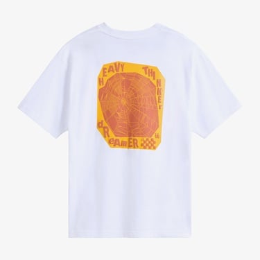  Vans Heavy Thinker Loose Erkek Beyaz T-Shirt