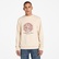 Timberland Front Seasonal Tree Logo Graphic Crewneck Erkek Bej Sweatshirt