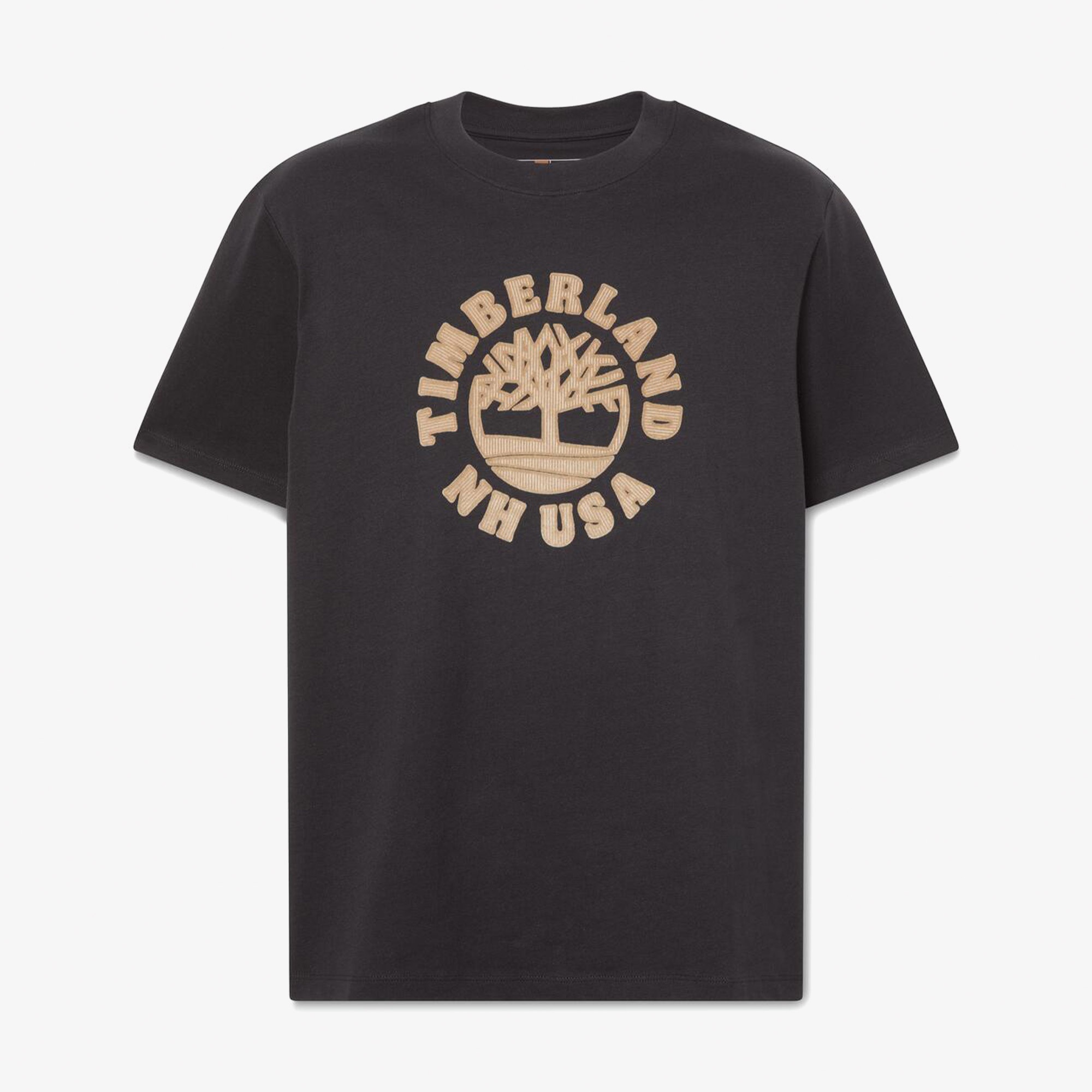 Timberland Holiday Front Graphic Erkek Siyah T-Shirt