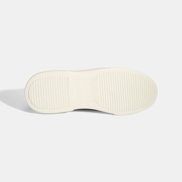  Erkek Siyah Bağcıklı Deri Sneaker