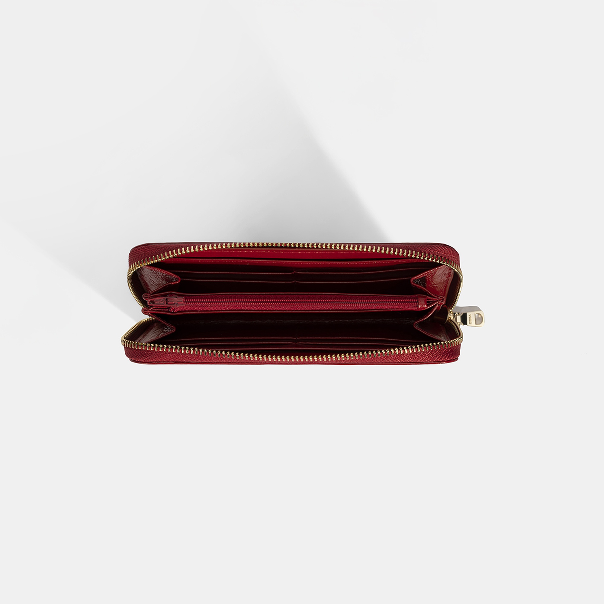 Kadın Kırmızı Deri Cüzdan