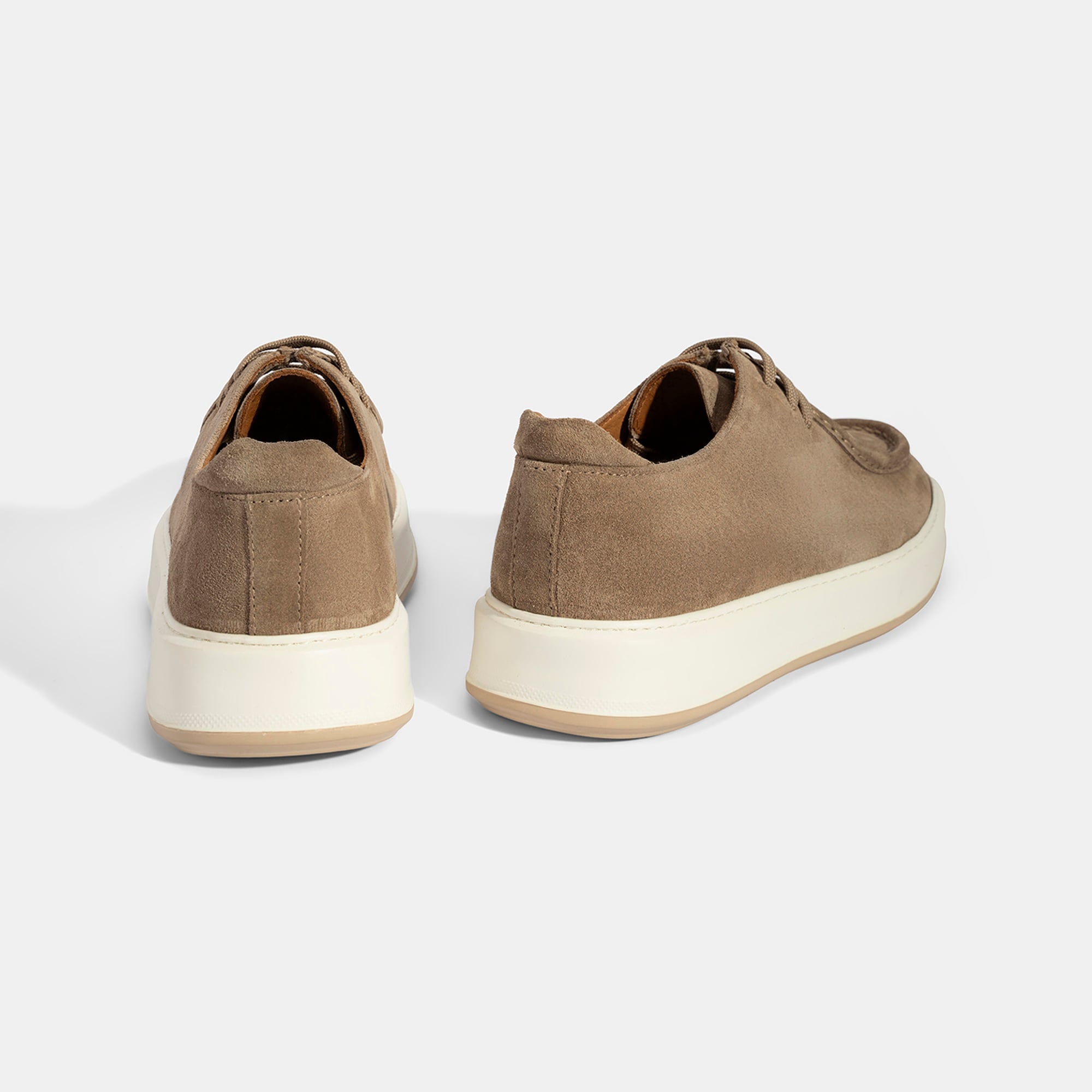 Erkek Vizon Bağcıklı Süet Deri Günlük Ayakkabı