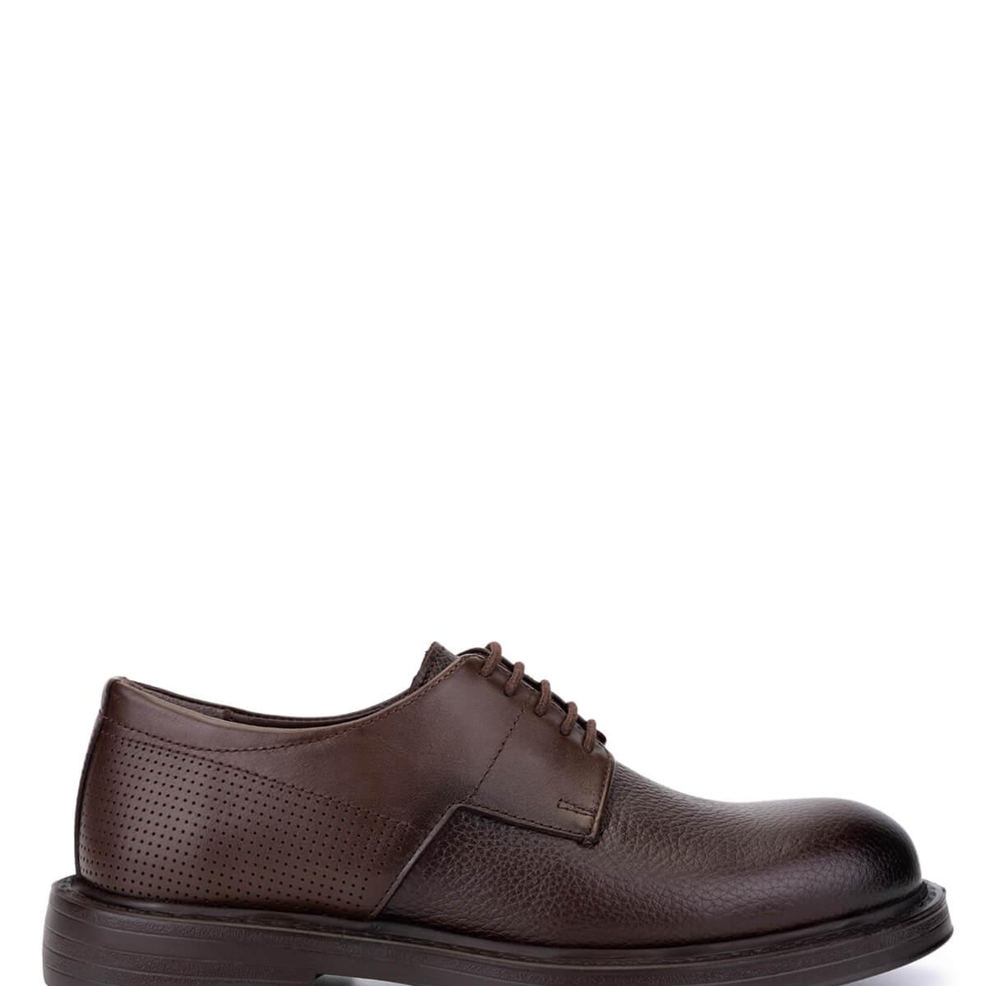 Tamer Tanca Erkek Hakiki Deri Kahverengi Casual Ayakkabı