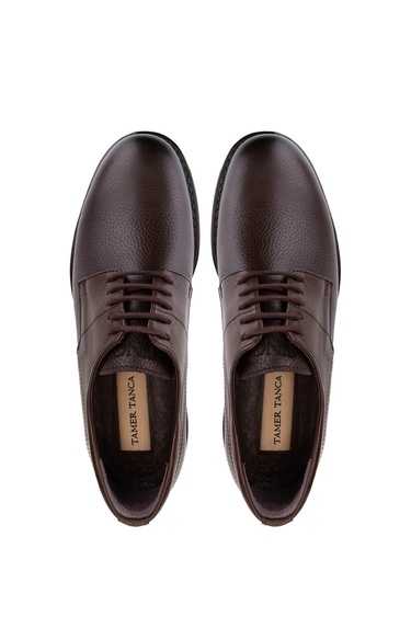  Tamer Tanca Erkek Hakiki Deri Kahverengi Casual Ayakkabı