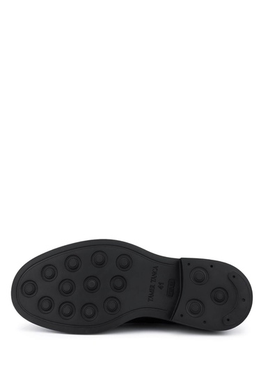  Tamer Tanca Erkek Hakiki Deri Siyah Casual Ayakkabı