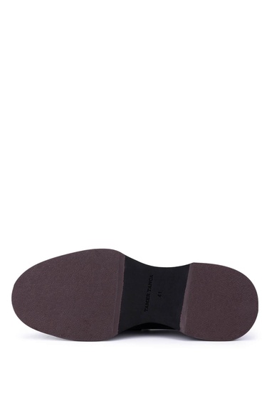  Tamer Tanca Erkek Hakiki Deri Bordo Loafer Ayakkabı