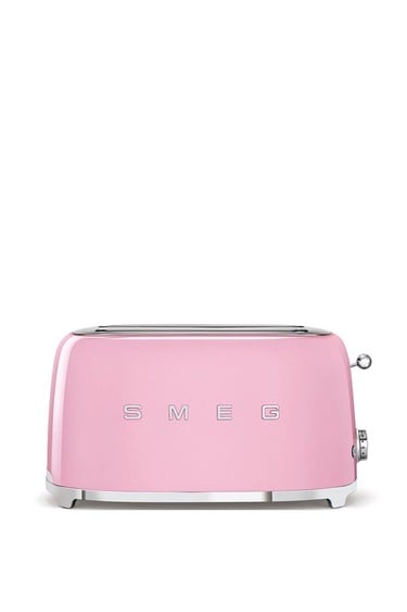  Smeg 50's Style Retro Pembe Ekmek Kızartma Makinesi 2x2 TSF02PKEU