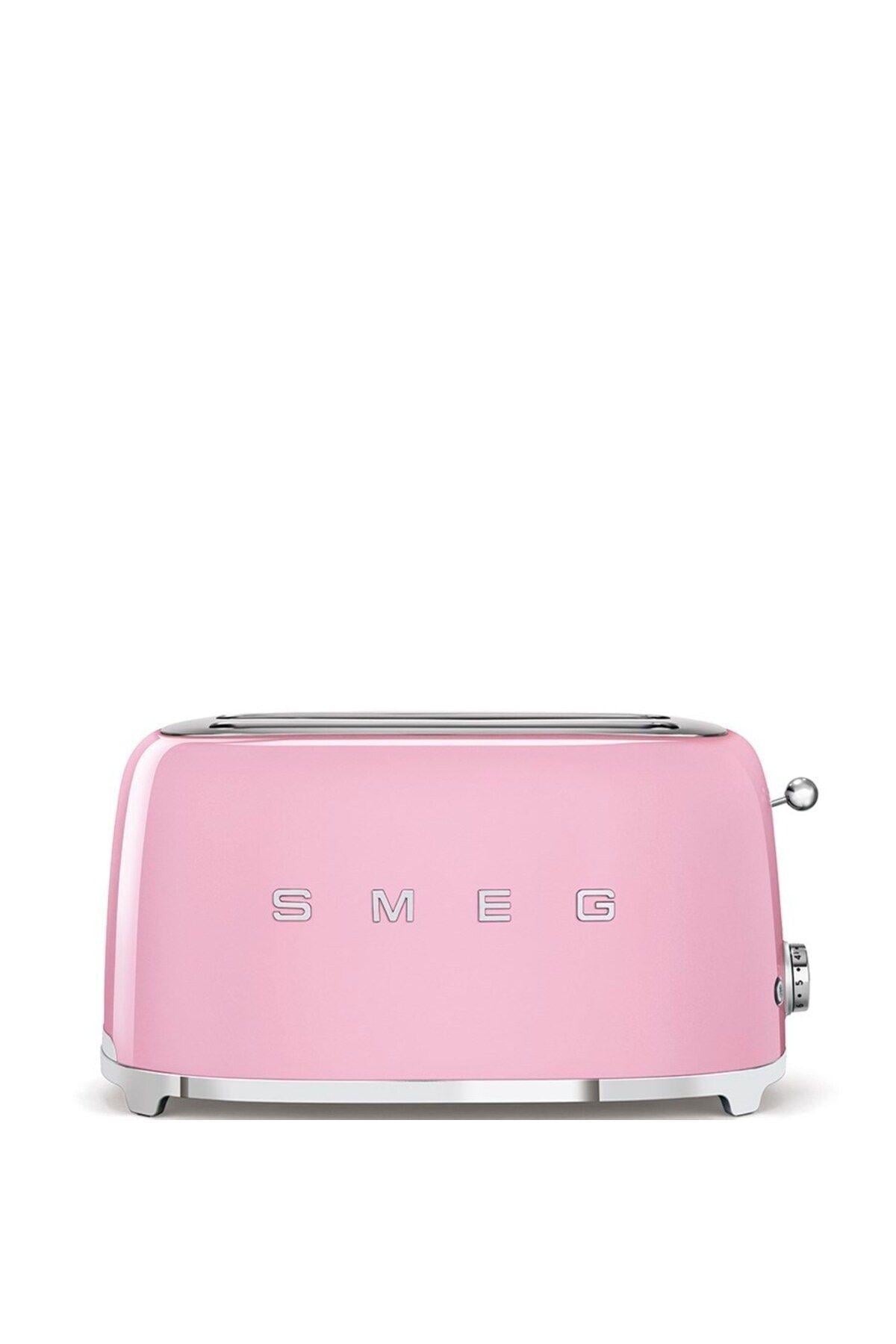  Smeg 50's Style Retro Pembe Ekmek Kızartma Makinesi 2x2 TSF02PKEU